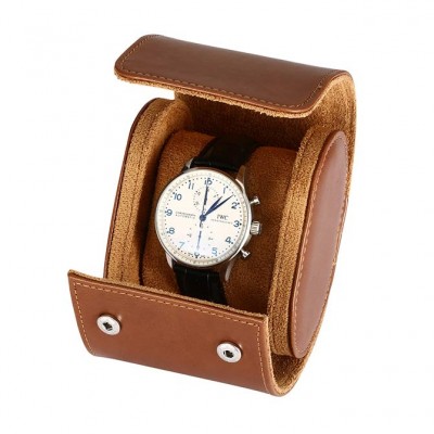 ibasenice Uhrenrolle Vintage Uhrengehäuse für Männer Und Frauen uhrenrolle  leder 3 uhren Aufbewahrungsorganisator Braun : : Fashion