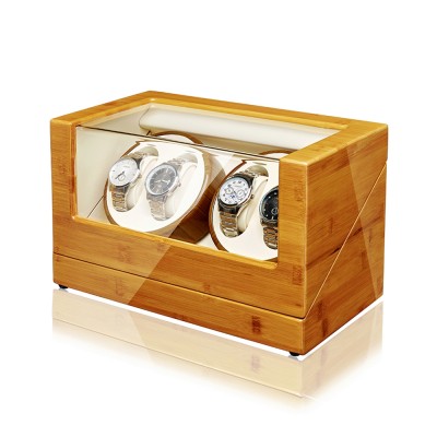 4+0 Uhr Automatikuhren Beweger Uhrenbeweger Watchwinder Uhrendreher Display Holz 